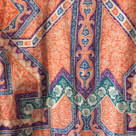 Aurelia XXL Kurta Sleeveless Pink Blue Pattern Indian Attire 100% Cotton - Picture 6 of 13